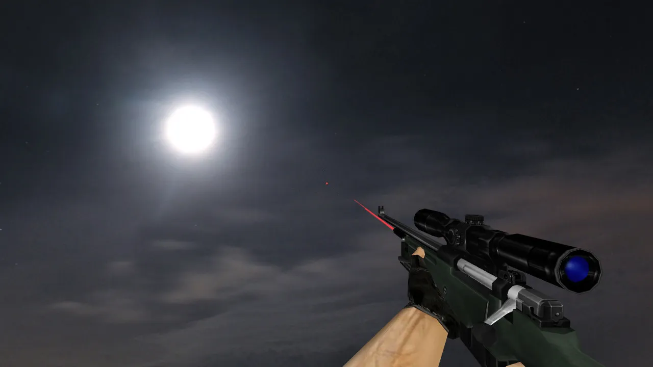 Скриншот Laser sniper pack: пак моделей оружия для CS 1.6 с v_, p_, w_, звуками, анимацией осмотра и качественными текстурами