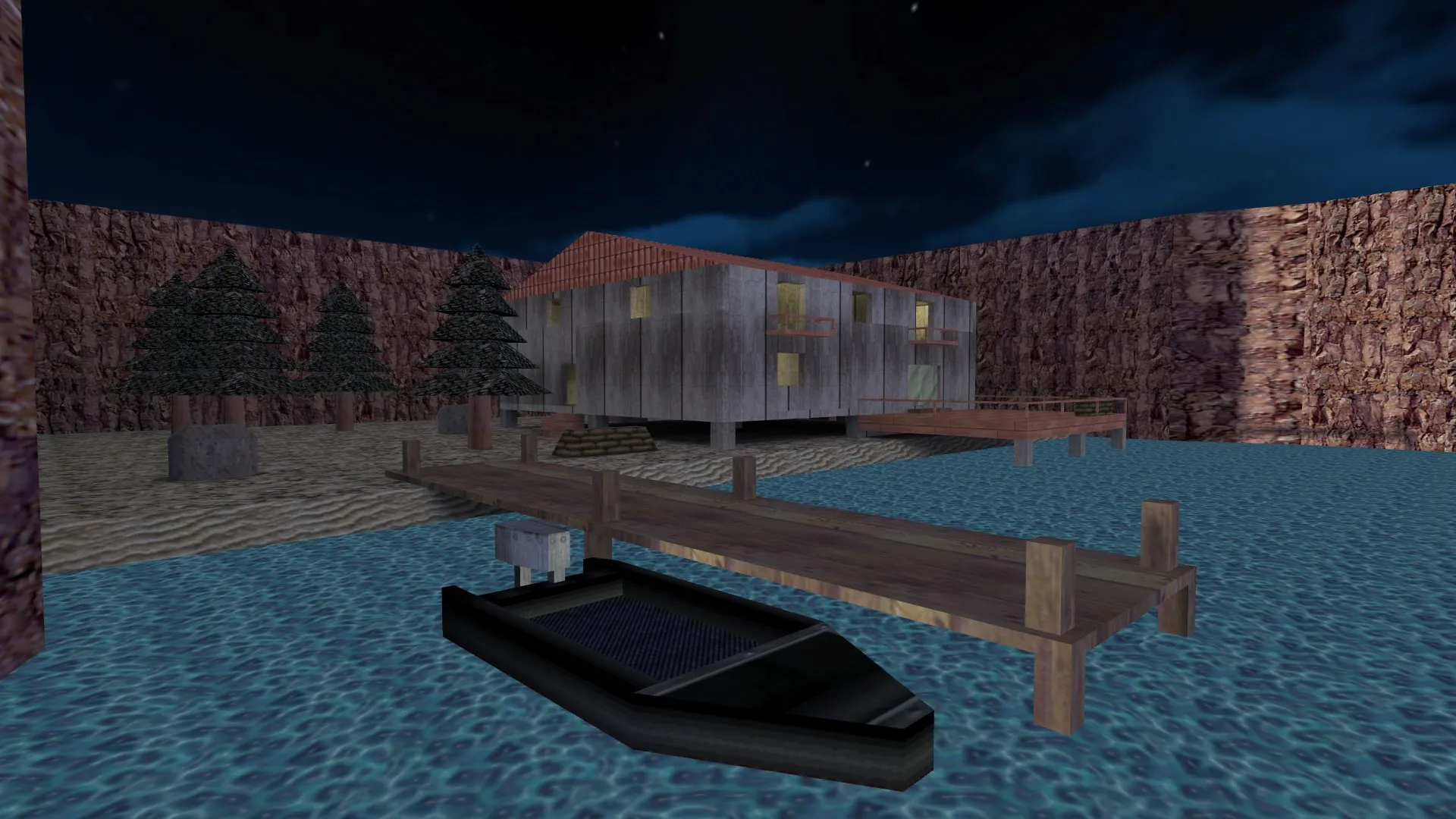 Скриншот  Карта lakehouse для CS 1.6: тактика и оптимизация