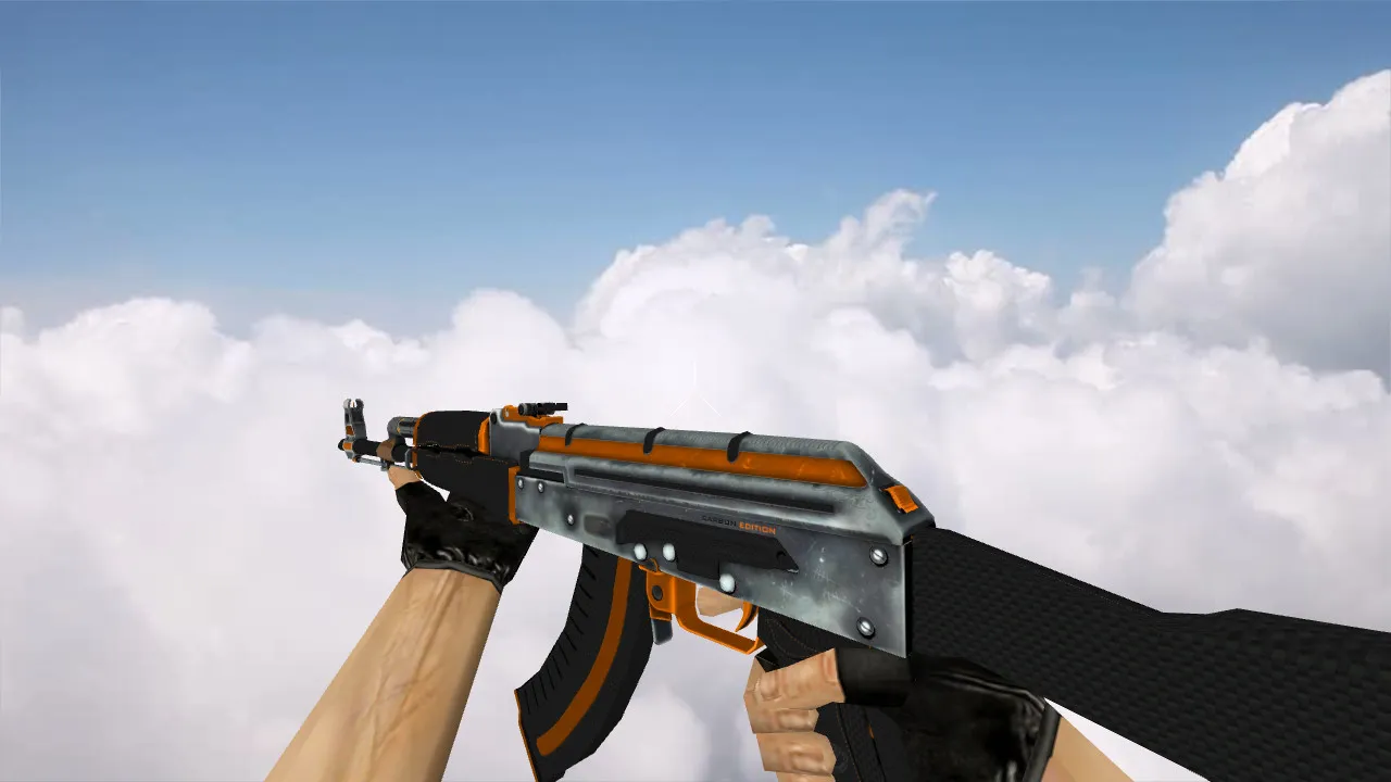 Скриншот Модель АК-47 Carbon Edition для CS 1.6 – Идеальный выбор для геймеров