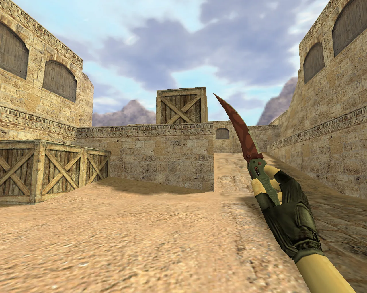 Скриншот v_ p_ w_ складной нож «Убийство»: модель для CS 1.6, звук, анимация осмотра, текстуры и качество