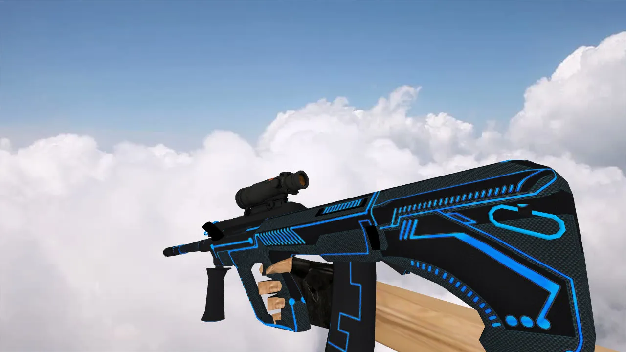 Скриншот Модель AUG Plasmax для CS 1.6 | Уникальная модель оружия