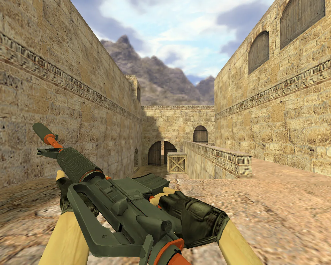 Скриншот Модель «М4А1 Нитро» v_ для CS 1.6: p_ w_ модели, звуки, анимация осмотра и текстуры