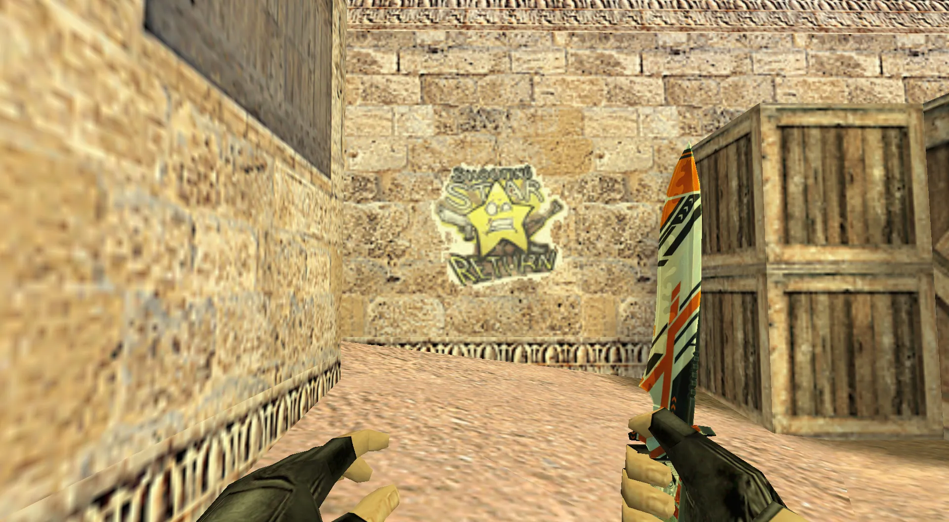 Скриншот Граффити «Возвращение падающей звезды» для CS 1.6 - Уникальный стиль