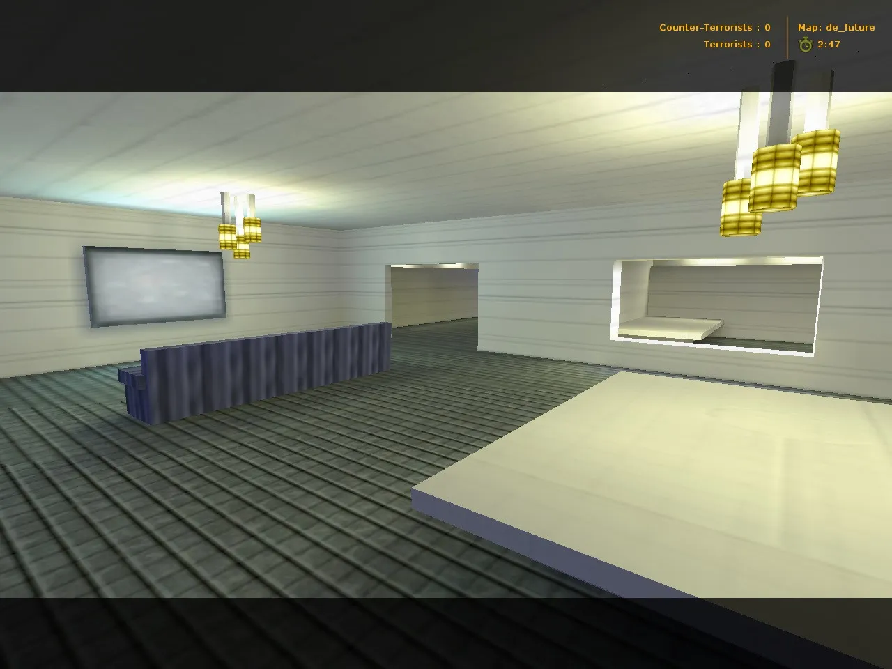 Скриншот  de_future для CS 1.6: тактика за T и CT, точки, боты .nav, оптимизация карты