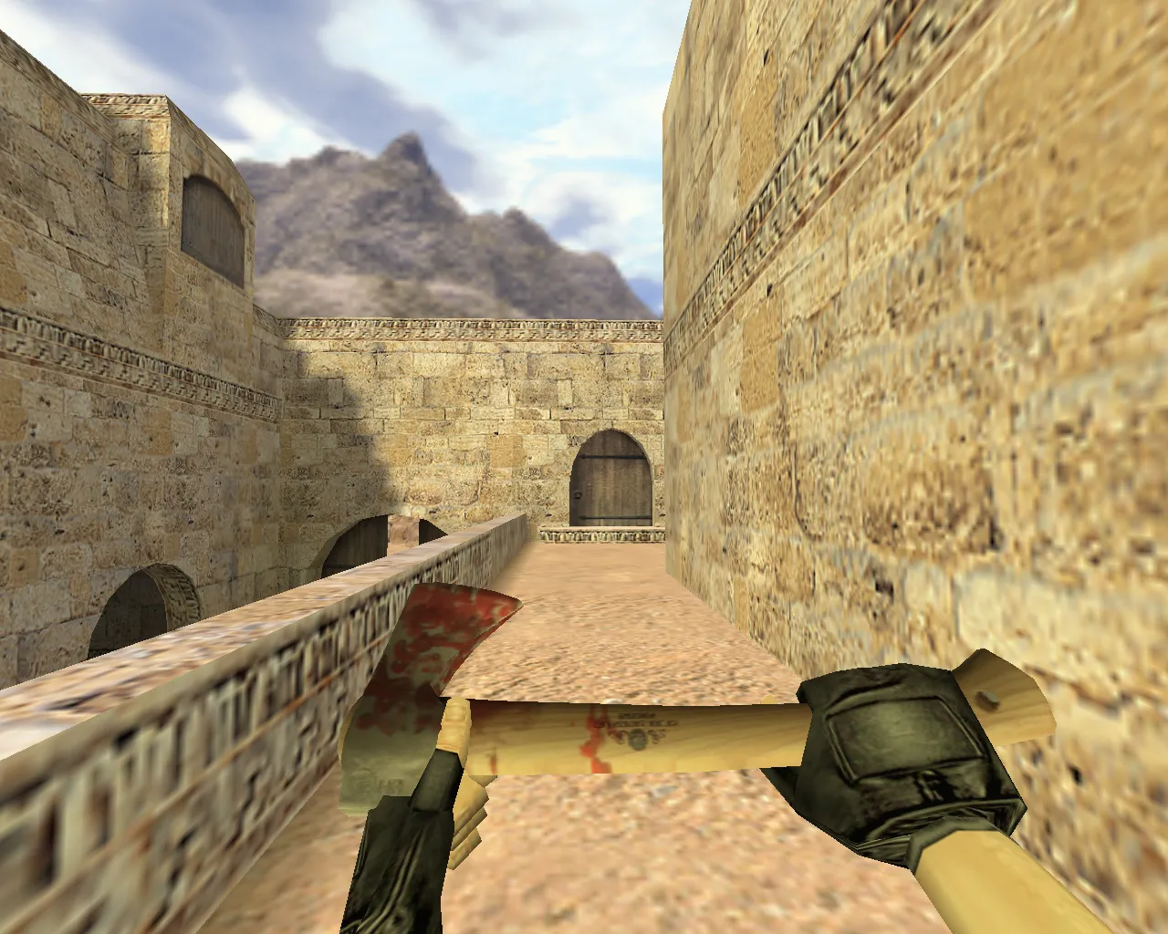 Скриншот Модель «Кровавый топор» для CS 1.6: v_ p_ w_ модели, звуки и анимация осмотра