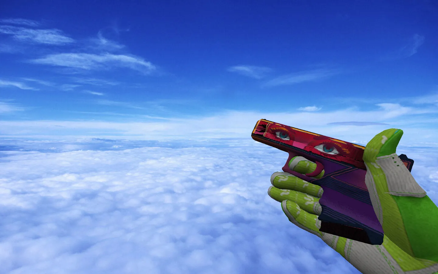 Скриншот Pack Hedge Maze + Fracture Case для CS 1.6: оружейные v_, p_, w_ модели, звуки, осмотр и глушитель на USP-S