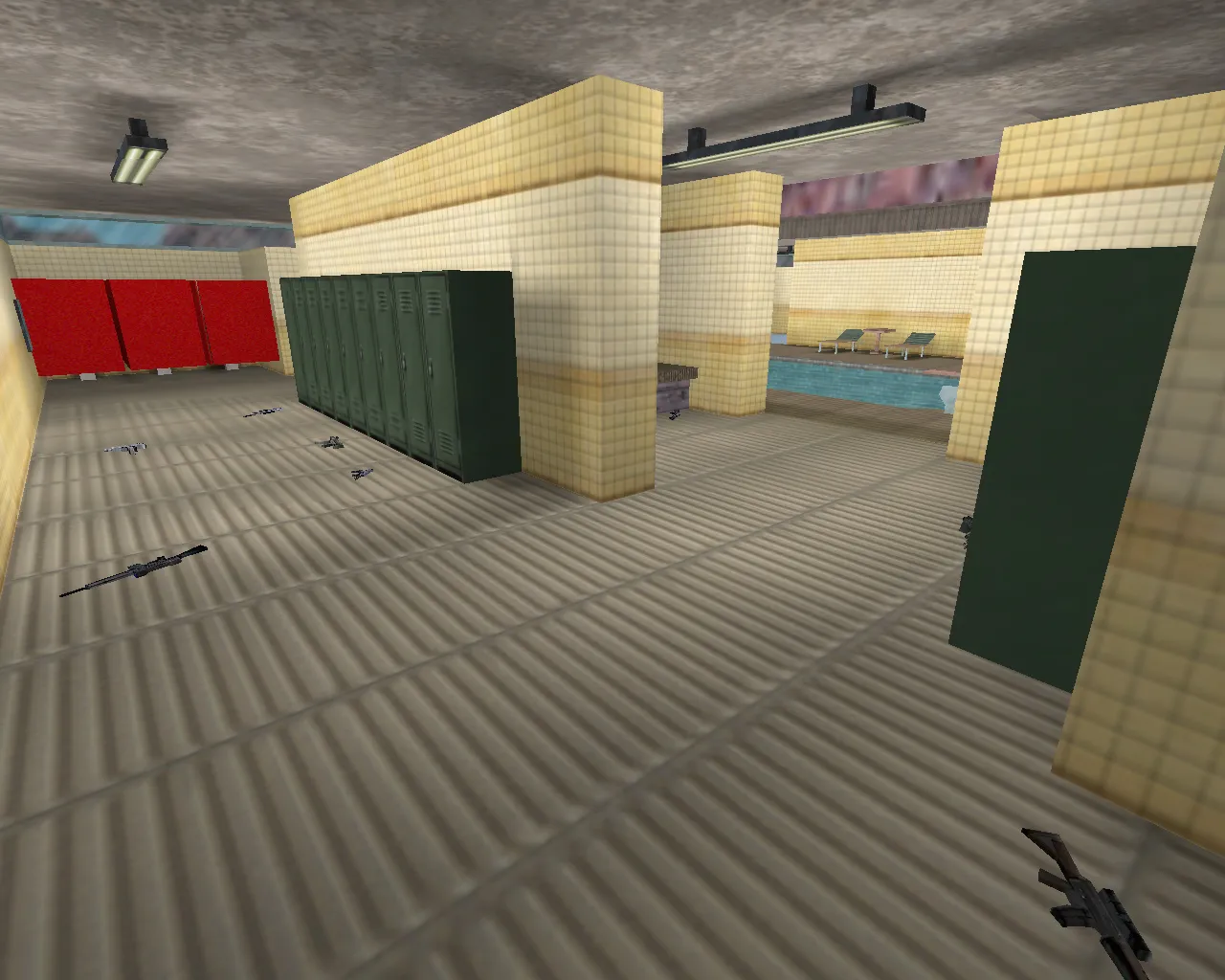 Скриншот  fy_pool_day_modern для CS 1.6: FY карта с дневной сценой, балансом сторон и оптимизацией