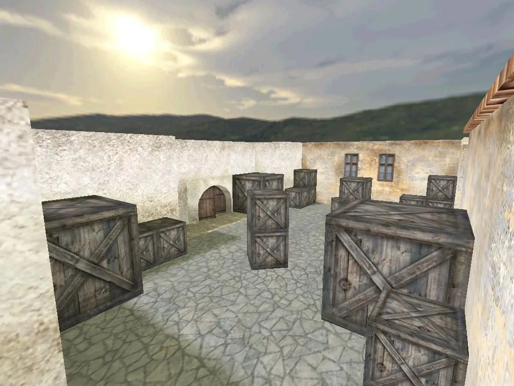 Скриншот Карта de_base для CS 1.6: баланс сторон, тактика точек, .nav для ботов и оптимизация wpoly/epoly