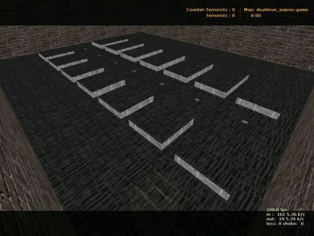 Скриншот  deathrun_expres-game для CS 1.6: карта deathrun, точки, маршруты и настройка сервера