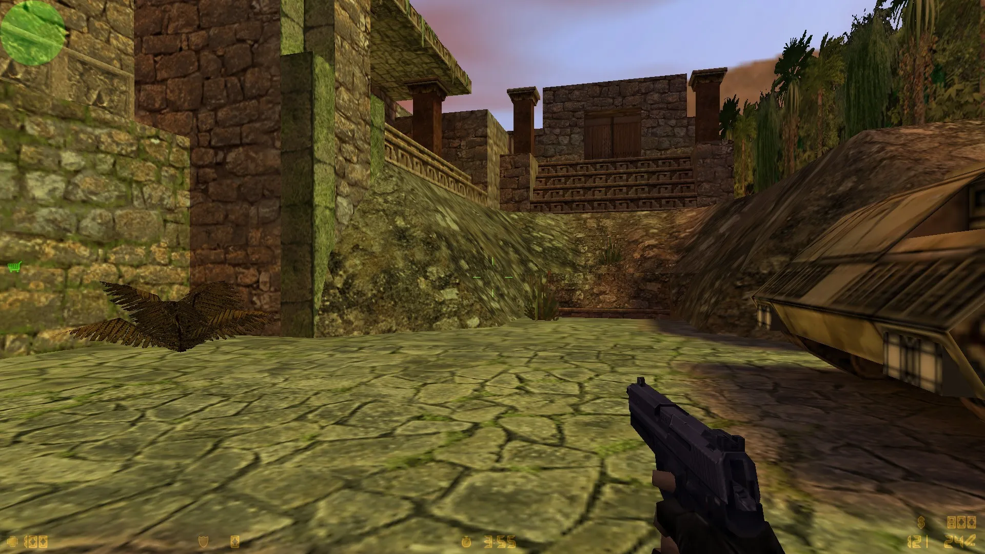 Скриншот  deathrun_jungleruins_alpha для CS 1.6: тактика, точки, боты и оптимизация