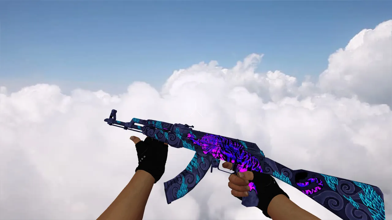 Скриншот Модель AK-47 Tigerstrike для CS 1.6: v_ p_ w_, звук, анимация осмотра и качество текстур