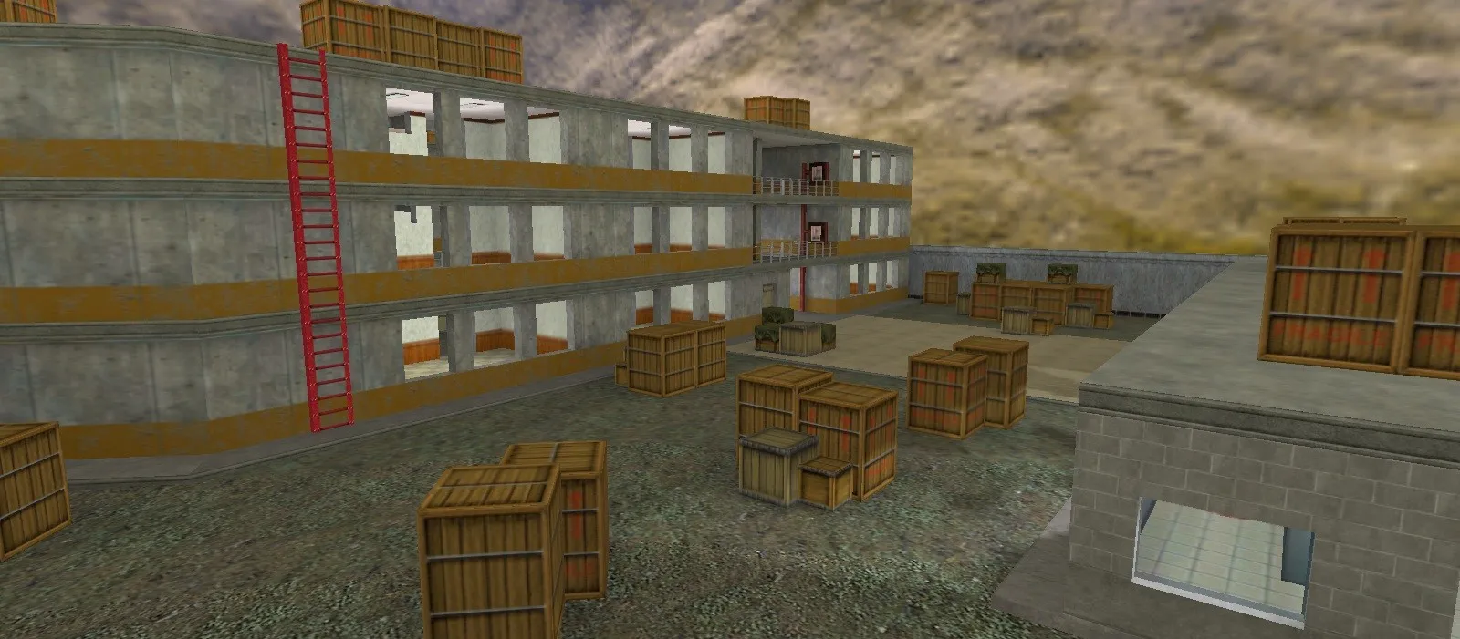 Скриншот  Карта de_untecs для CS 1.6 - Тактические возможности и оптимизация