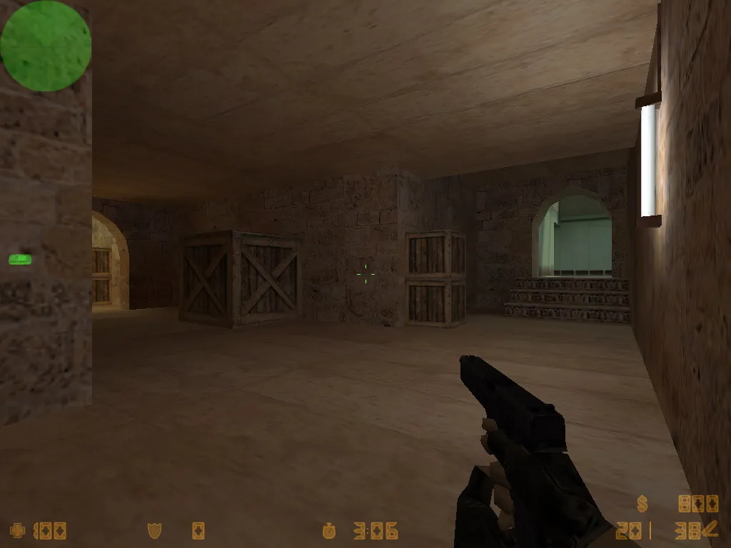 Скриншот  Карта de_dust_assault для CS 1.6: точки, тактика за T/CT, .nav для ботов и оптимизация wpoly/epoly