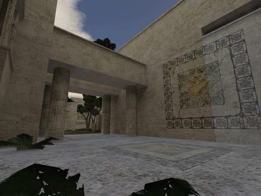 Скриншот  Карта «sunworld» для CS 1.6 - тактика и особенности