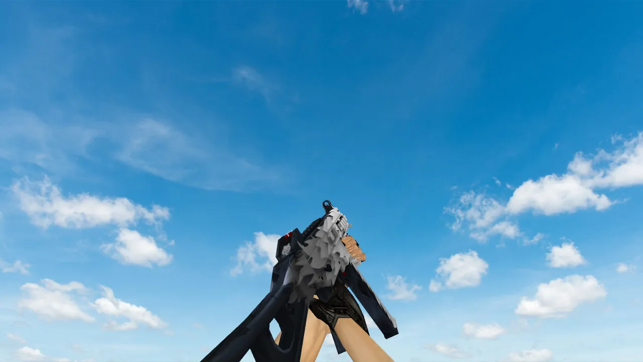 Скриншот Модель «UMP-45 White Fang» для CS 1.6 - качественные текстуры и анимации