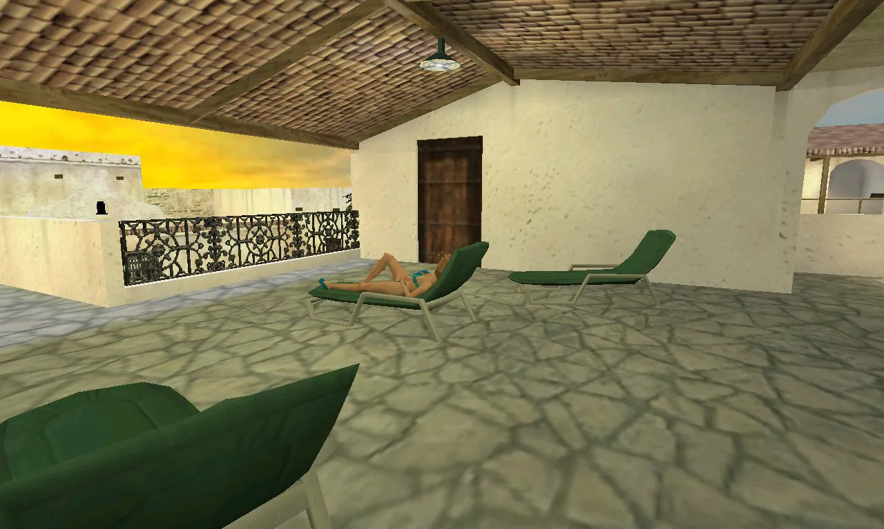 Скриншот  de_17b_hacienda карта для CS 1.6: тактики за Т и КТ, точки, .nav и оптимизация