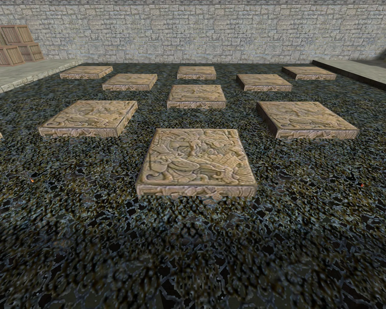 Скриншот  Карта 35hp_mayan для CS 1.6: ножевой режим, точки, обходы, .nav и оптимизация wpoly/epoly