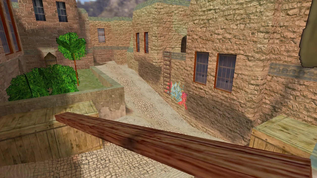 Скриншот de_bob карта для CS 1.6: баланс сторон, точки под CT/T, .nav для ботов и оптимизация