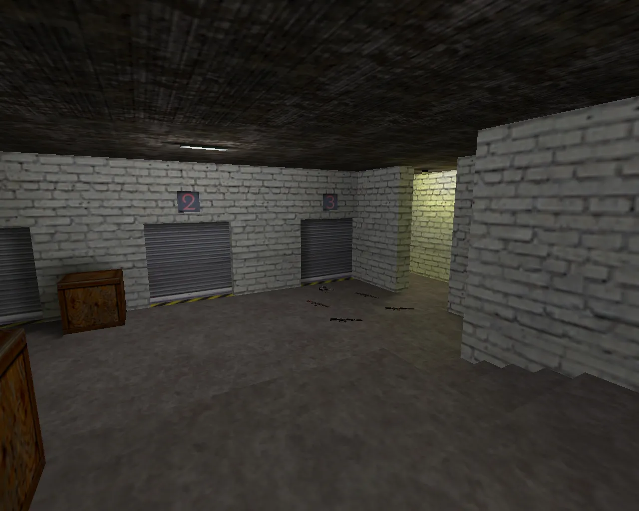 Скриншот  Карта 3d_aim_train для CS 1.6: тренировка прицела, точки спавна, навигация для ботов и оптимизация