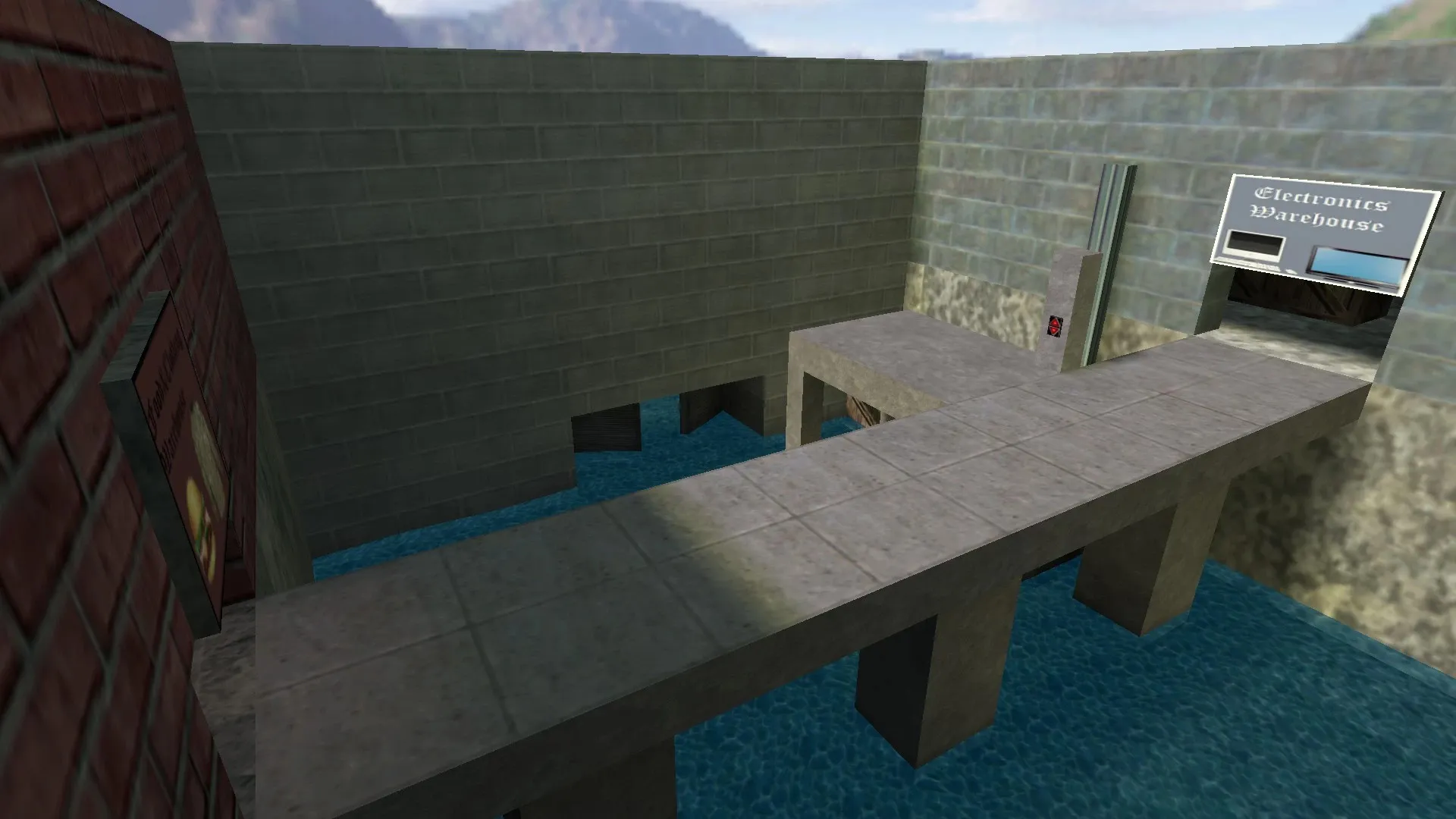 Скриншот  de_cliff для CS 1.6: обзор карты, точки Т/CT, .nav для ботов и оптимизация