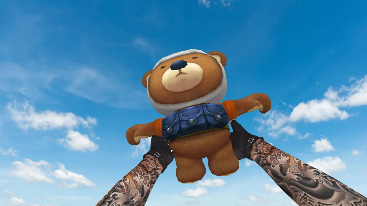 Скриншот Модель «Teddy Terror» для CS 1.6: v_ p_ w_ гранат с анимацией осмотра, звуками и качественными текстурами
