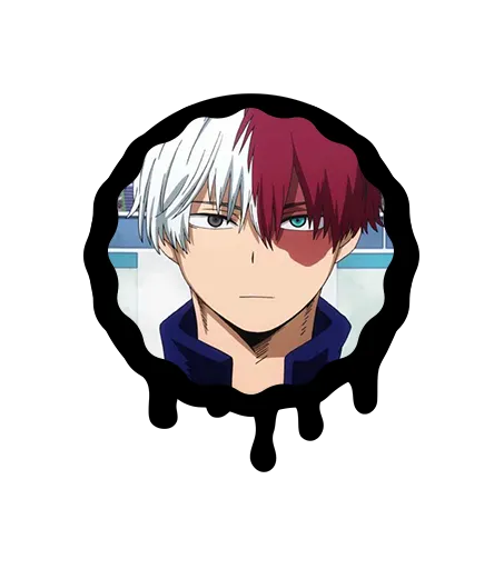 Скриншот  Граффити «Шото Тодороки» для CS 1.6 - Аниме граффити