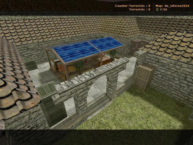 Скриншот  Карта de_inferno2010 для CS 1.6: тактика и особенности