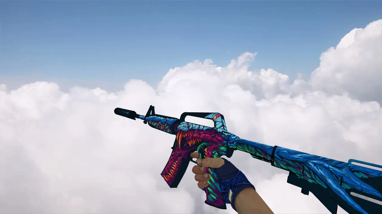 Скриншот  Пак моделей оружия «Hand Wraps Cobalt Skulls Pack» для CS 1.6: v_ p_ w_ модели, звуки, анимация осмотра и текстуры