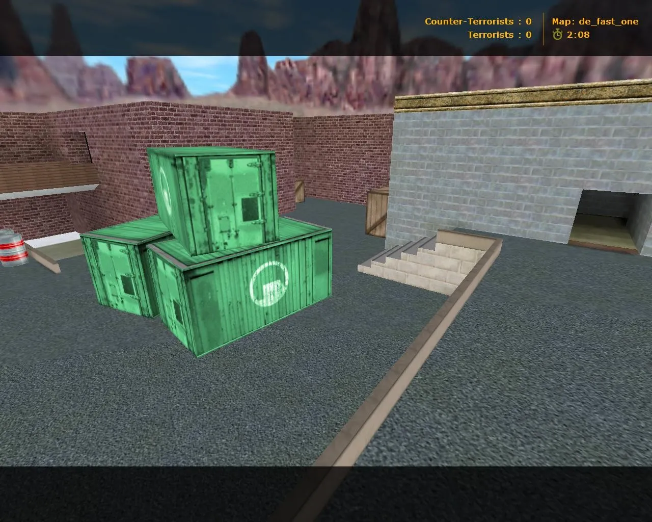 Скриншот  de_fast_one для CS 1.6: планировка, точки, bot .nav, оптимизация wpoly/epoly