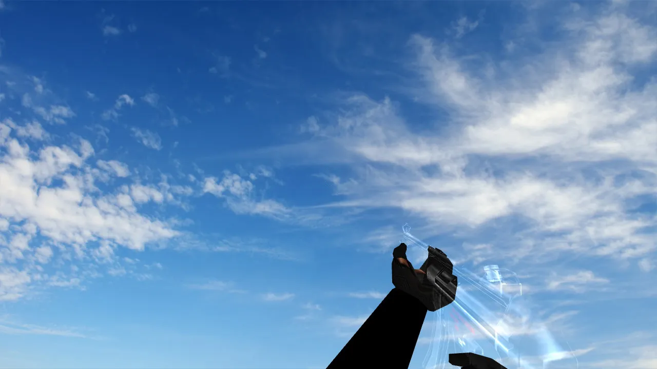 Скриншот  Пак прозрачных моделей оружия v_ п_ w_ для CS 1.6: звуки, анимация осмотра, качество текстур