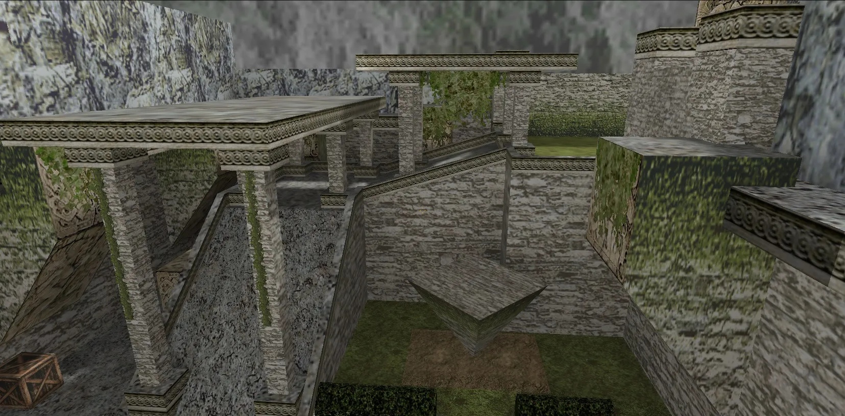 Скриншот de_bill карта для CS 1.6: точки, ротации, .nav, оптимизация и настройка под стабильный FPS