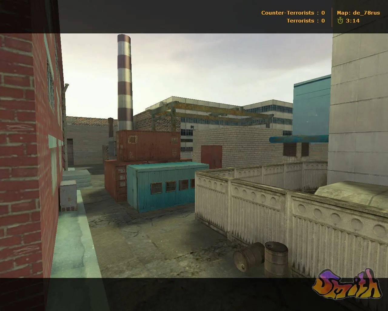 Скриншот  de_78rus для CS 1.6: тактика за Т и КТ, точки, маршруты, .nav для ботов и оптимизация