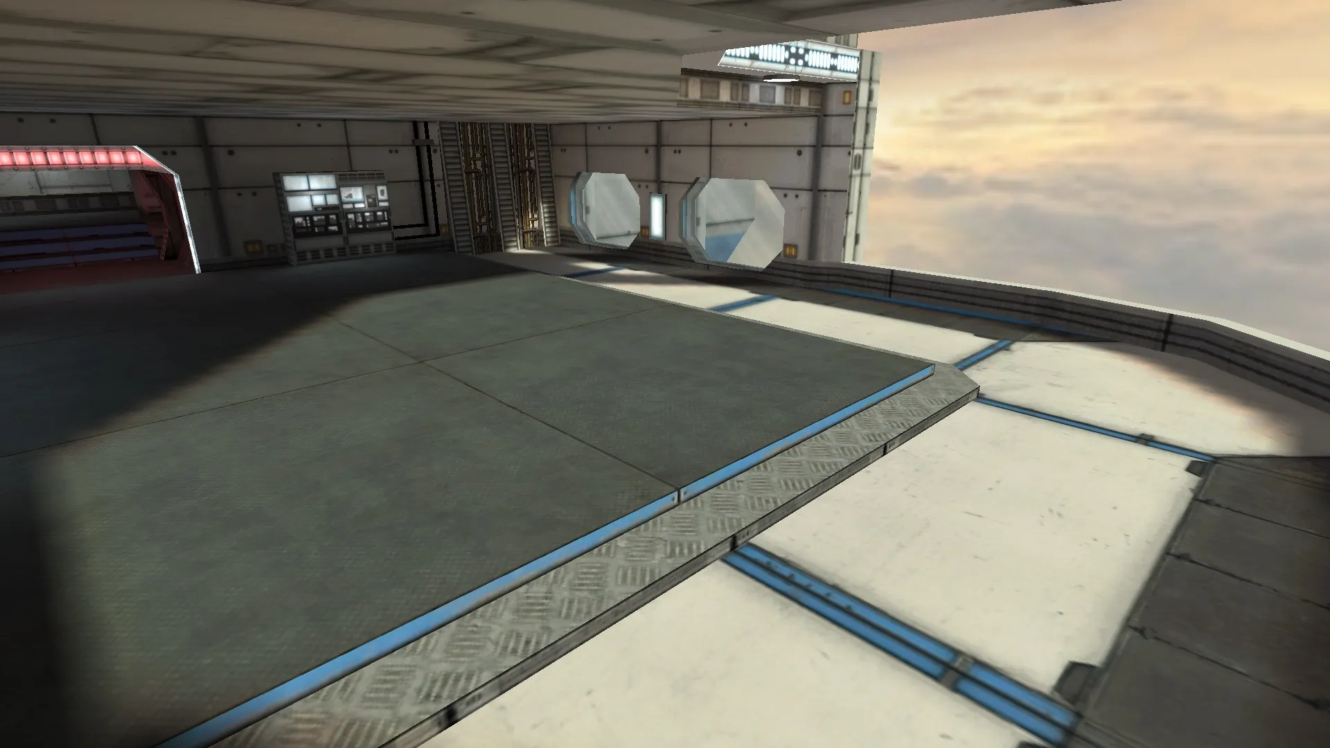 Скриншот Карта de_newhorizon для CS 1.6: Тактические возможности и особенности