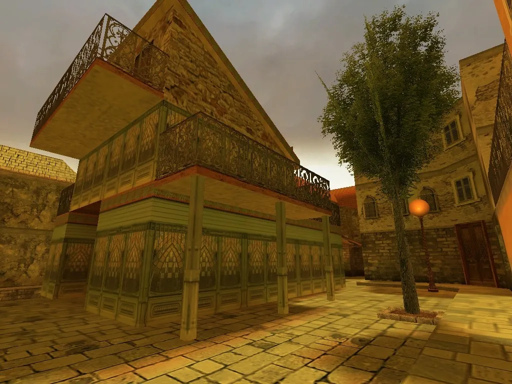 Скриншот  Карта de_terrace_hill для CS 1.6 — стратегические преимущества и тактики