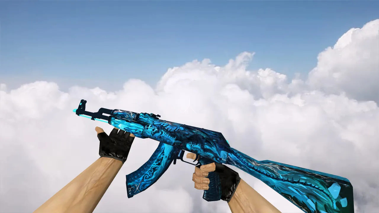 Скриншот Модель «AK-47 Wyrm» v_ и p_ для CS 1.6: звук, анимация осмотра, текстуры, качество модели
