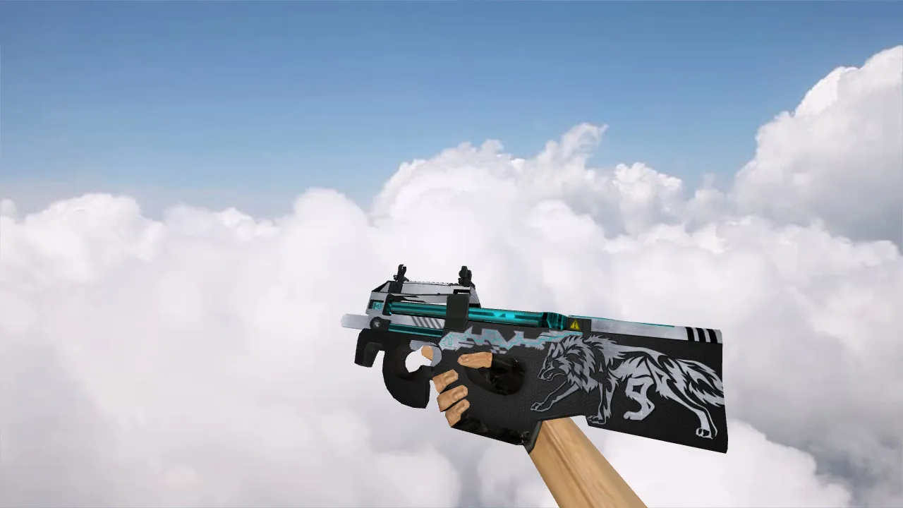 Скриншот Модель P90 Alpha для CS 1.6 — Уникальный стиль и качество