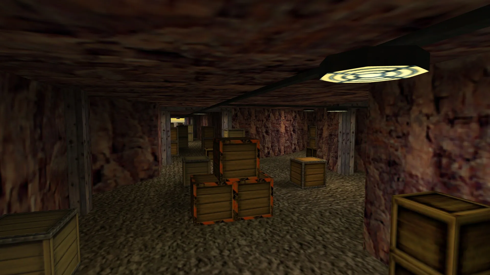 Скриншот  Карта de_darkmines для CS 1.6: точки, маршруты, .nav для ботов и оптимизация wpoly/epoly