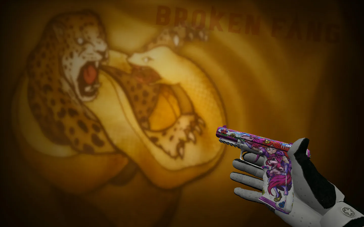 Скриншот  Пак скинов из операции «Сломанный Клык» для CS 1.6: v_/p_/w_ модели, звуки, анимация осмотра и готовые файлы