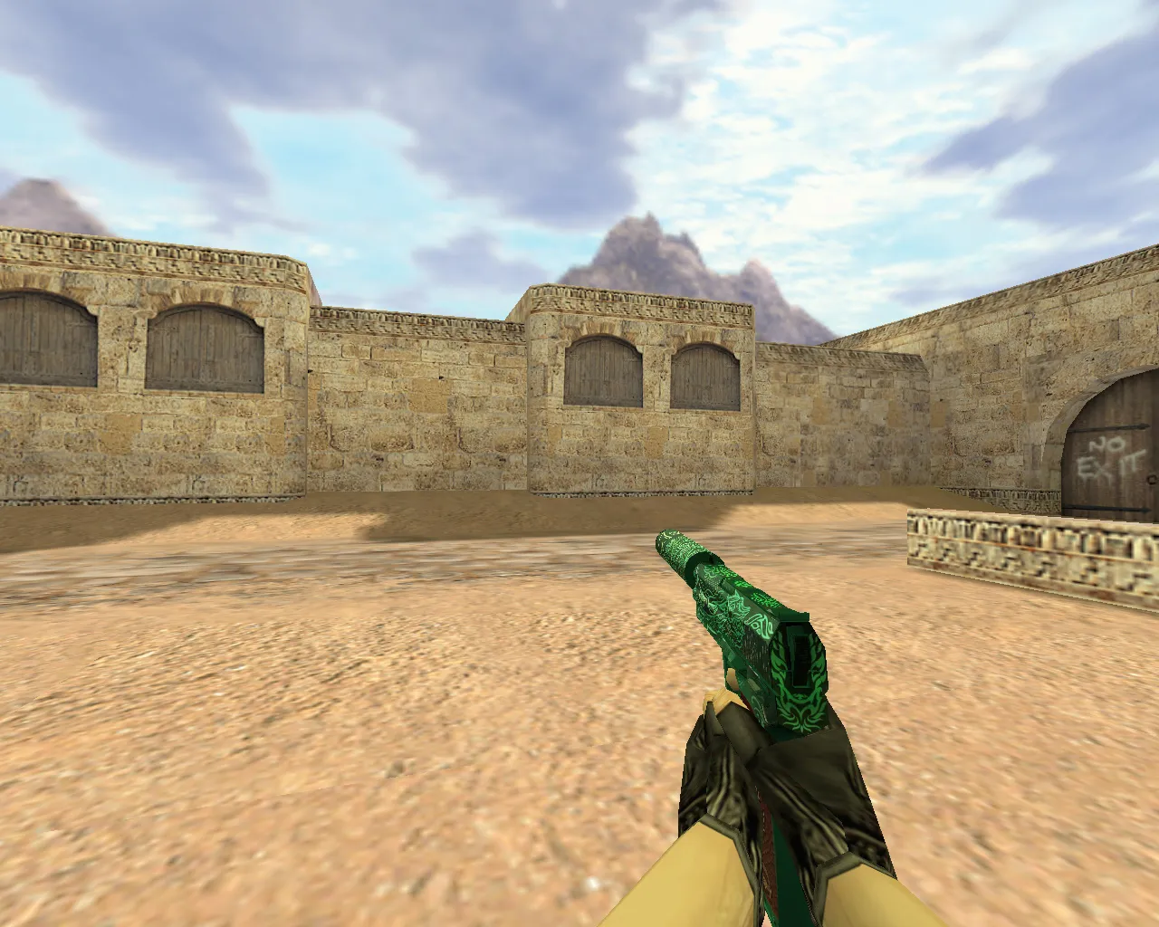 Скриншот Модель «USP Зеленый дракон» для CS 1.6 - Обзор и Скачать