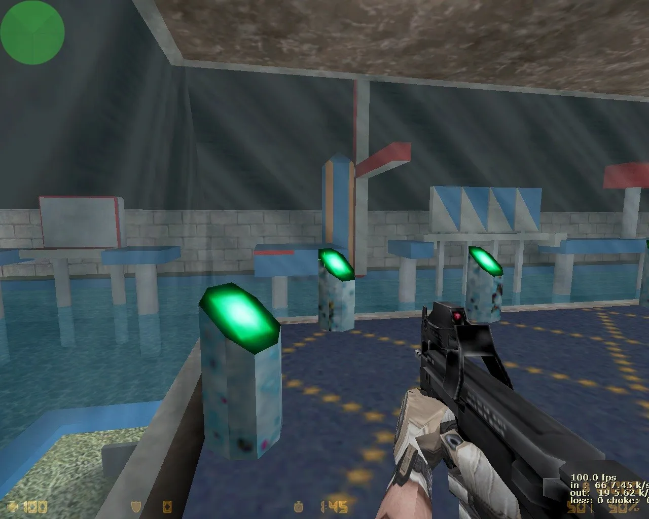 Скриншот  deathrun_total_wipeout для CS 1.6: тактика, точки, .nav, оптимизация и настройка ботов