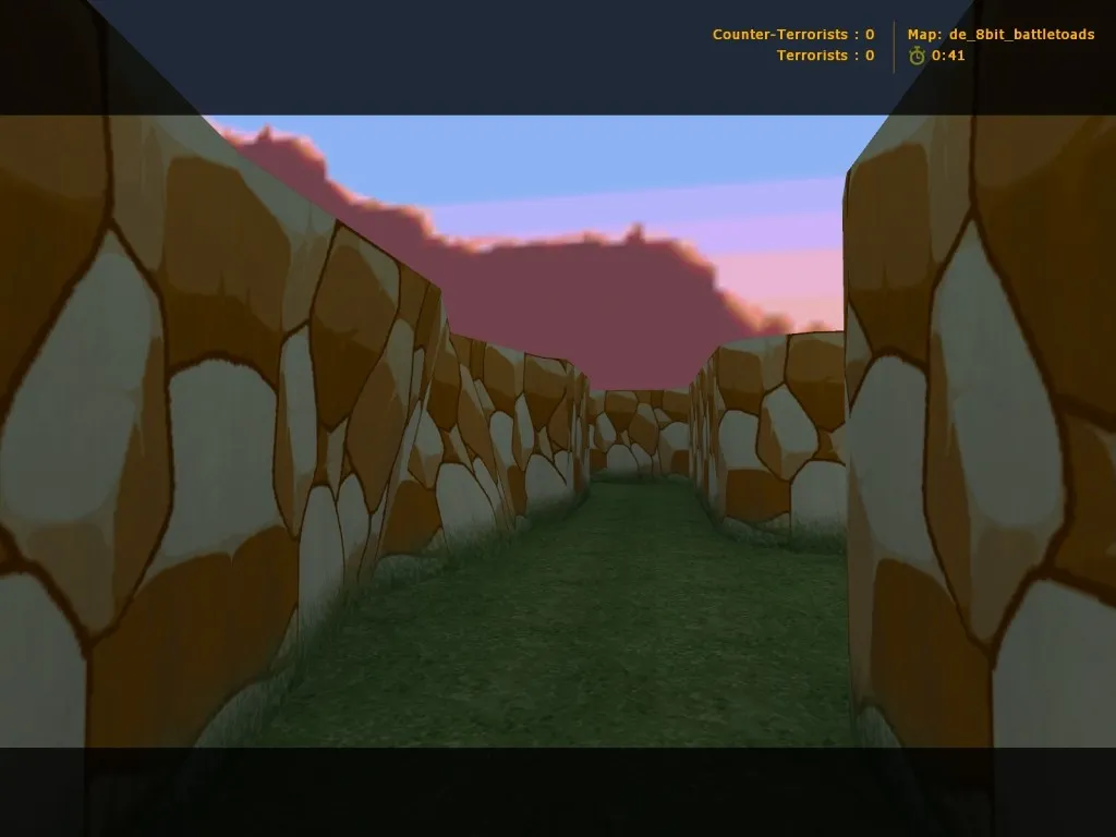 Скриншот de_8bit_battletoads для CS 1.6: тактика, точки, оптимизация и запуск карты