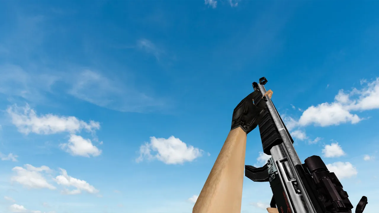 Скриншот Модель «MP5 Deluxe» для CS 1.6 - Качественные текстуры и анимация