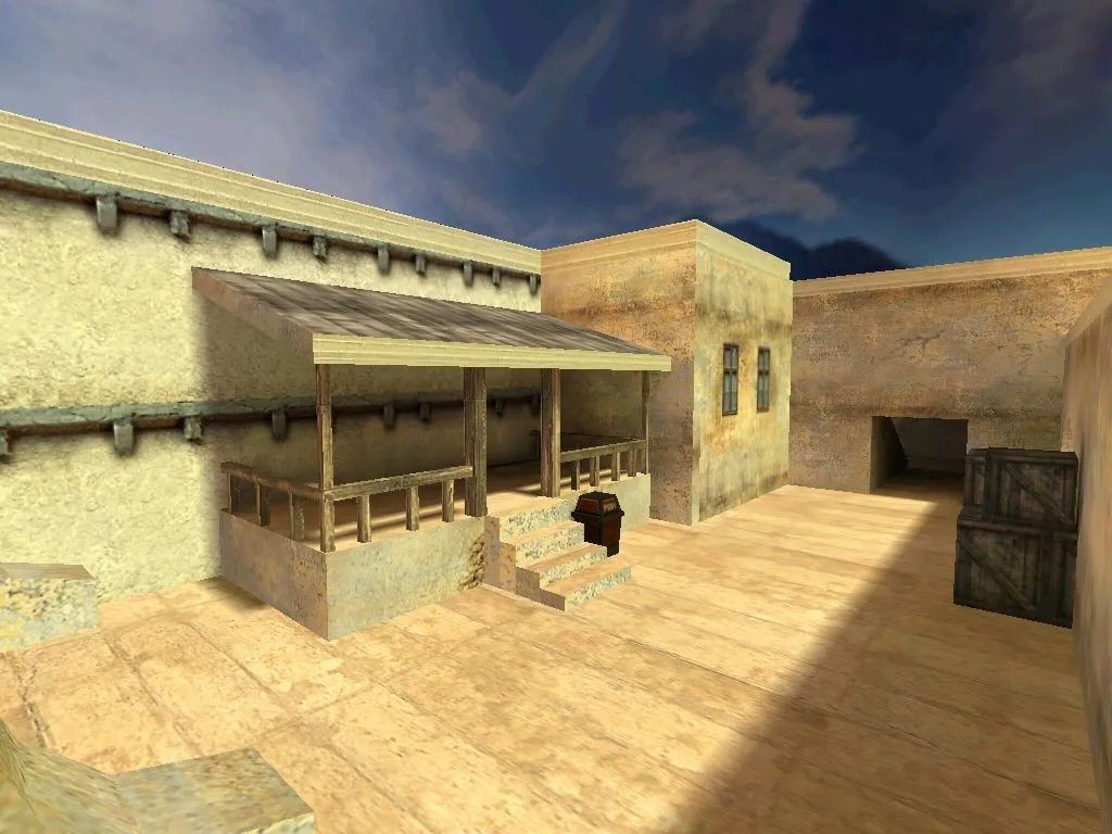 Скриншот  Карта de_wraith для CS 1.6: тактика и особенности