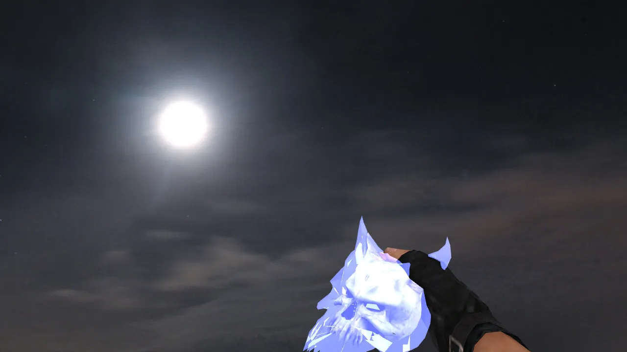 Скриншот Модель «Ice Skull Grenade» для CS 1.6: v_/p_/w_ гранаты, звуки, анимация осмотра и текстуры
