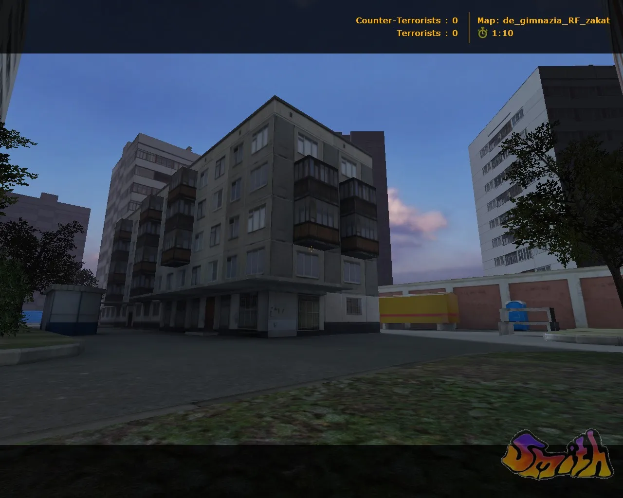 Скриншот  de_gimnazia_rf — карта для CS 1.6: точки, раунды, баланс сторон и оптимизация под FPS