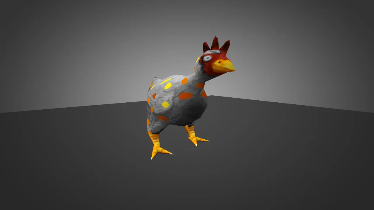 Скриншот Модель «Spotted Chicken with Nails» для CS 1.6 - Уникальный скин