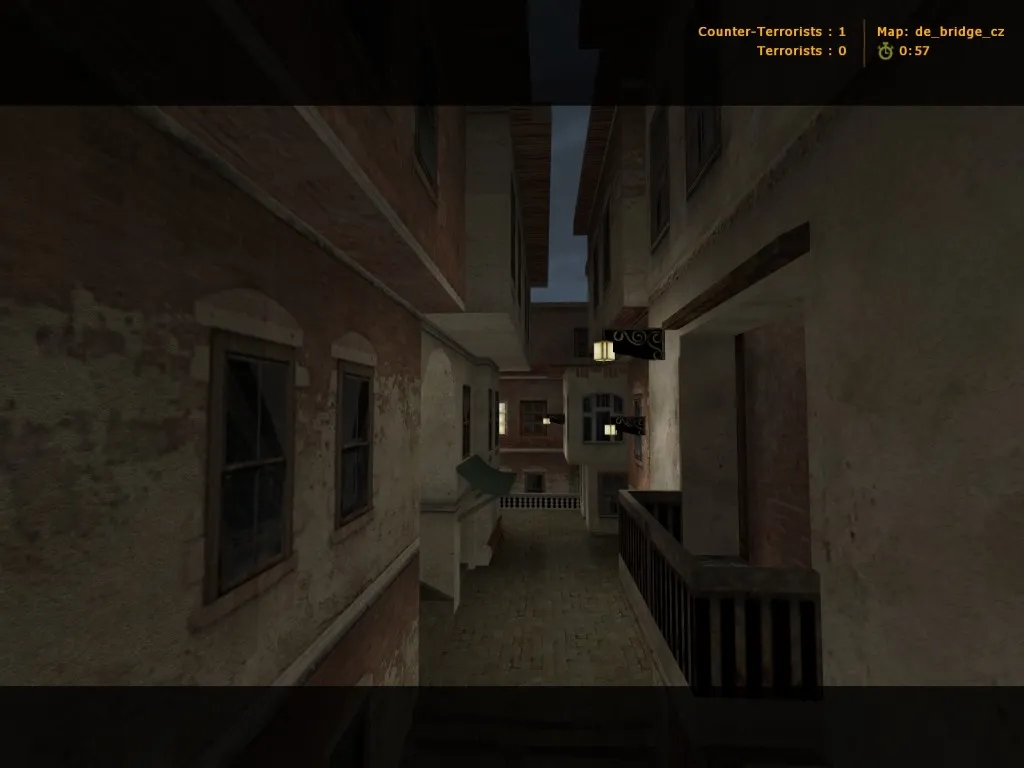 Скриншот  Карта de_bridge_cz для CS 1.6: точки, маршруты, .nav и оптимизация wpoly/epoly