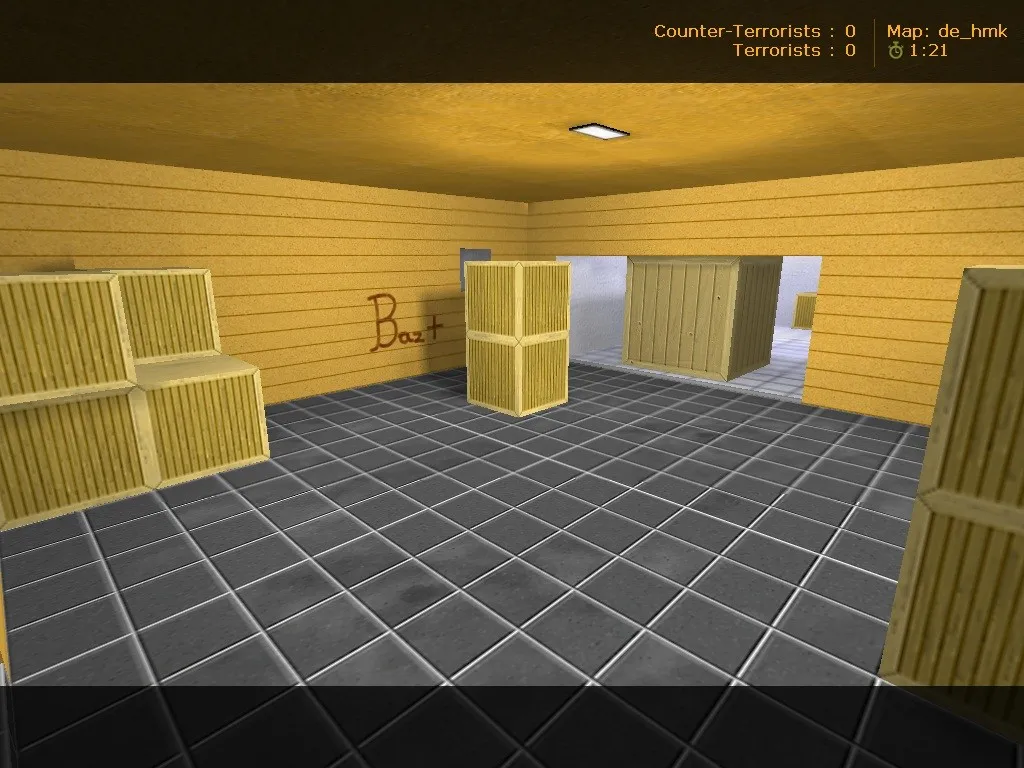 Скриншот  Карта de_hmkv4 для CS 1.6 - Тактические особенности и детали