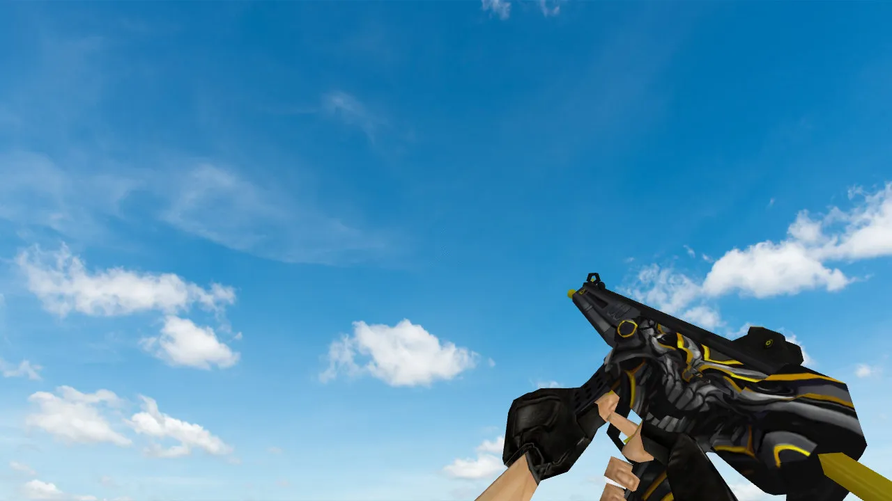 Скриншот Модель «Default MP5 «Заклятый враг»» для CS 1.6 - Качественные текстуры и звук