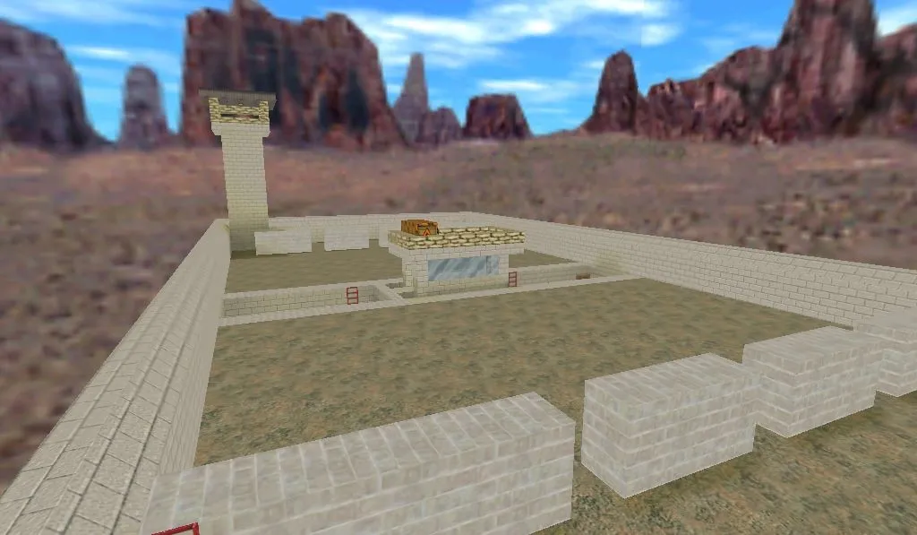 Скриншот  Карта de_snipe_it5_fix для CS 1.6 - Тактическое преимущество на карте